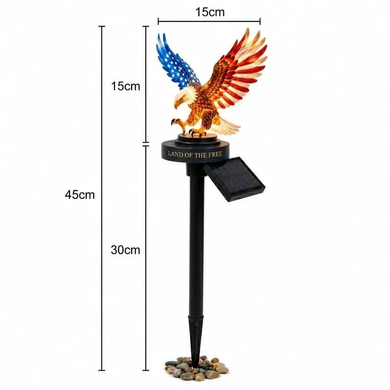 PatriotFlame – Solar Eagle Yard Stake – image 8