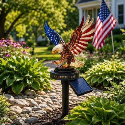 PatriotFlame – Solar Eagle Yard Stake – image 3