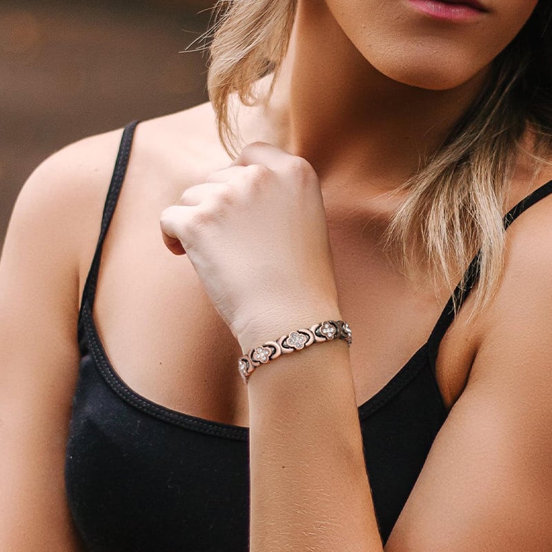 BloomGrace – Flower Copper Bracelet Elegant Style – image 6