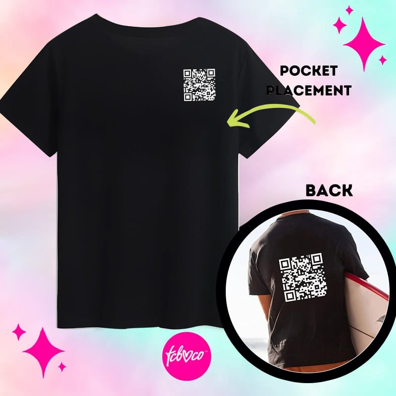 ScanMe – Funny QR Code Interactive T-Shirt – Black / S
