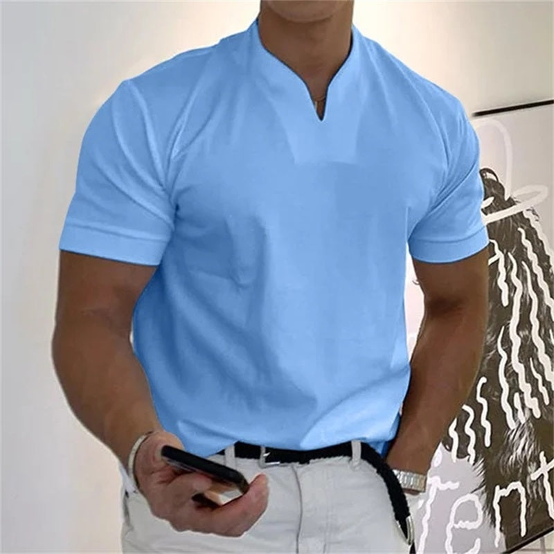 MetroFlex – Gentleman’s Short Sleeve Performance Tee – Blue / M