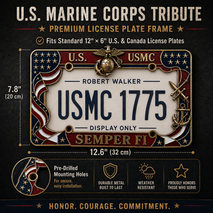 MarinePride – Semper Fi Auto Frame – image 10