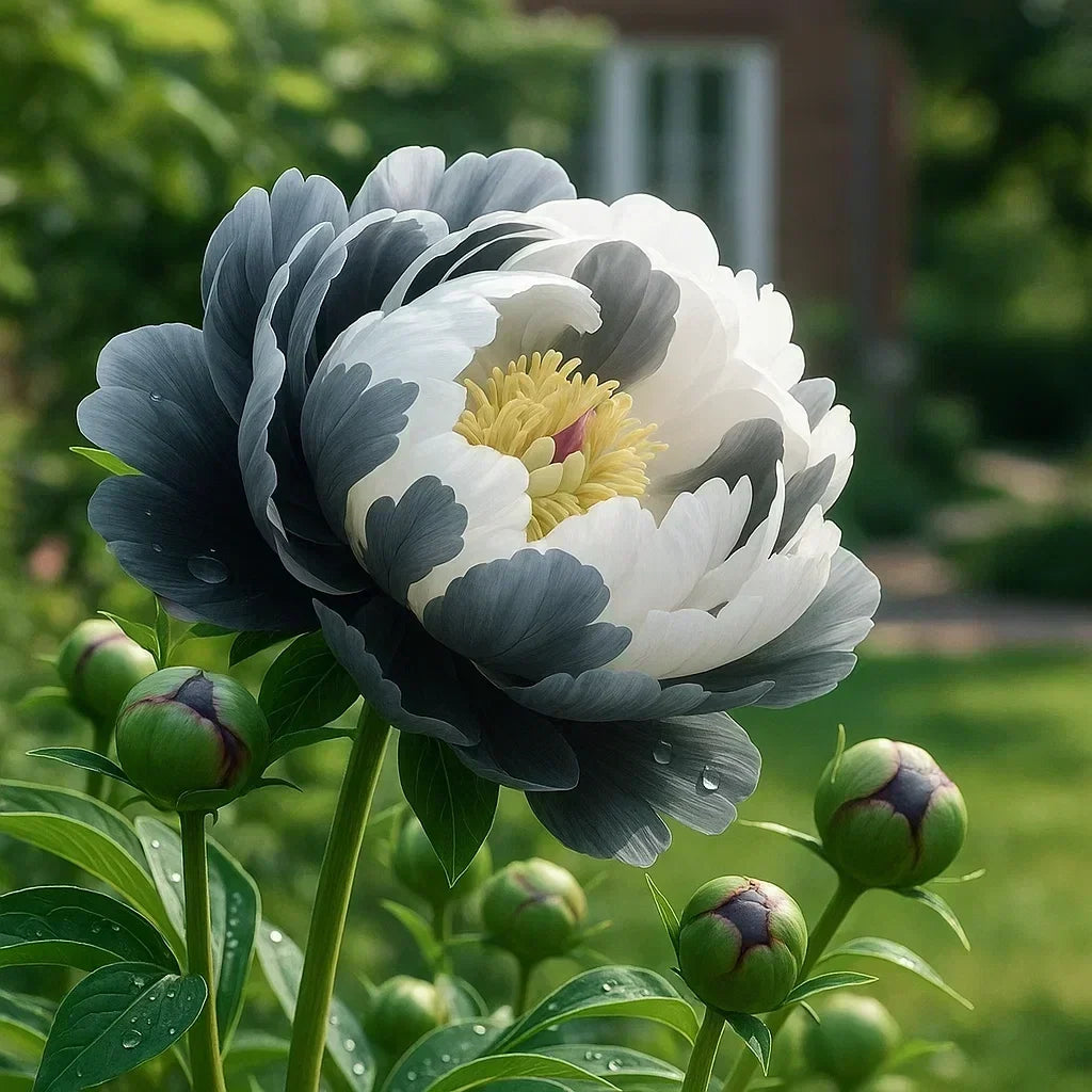 RoyalPetal – Luxury Garden Peonies – Ink Wash Painting / Starter Bundle (2 Plants)