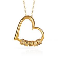 HeartLegacy – Personalized Family Love Necklace – 18K Gold Plated (+$20)