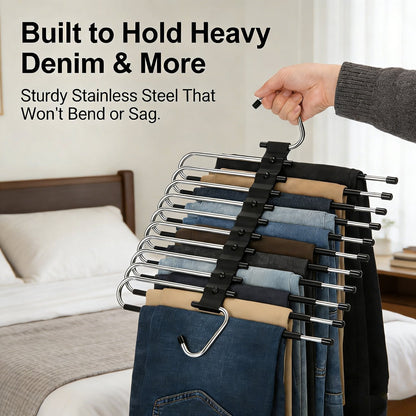 ClosetMax – 9-Tier Hanging Pants Organizer – image 3