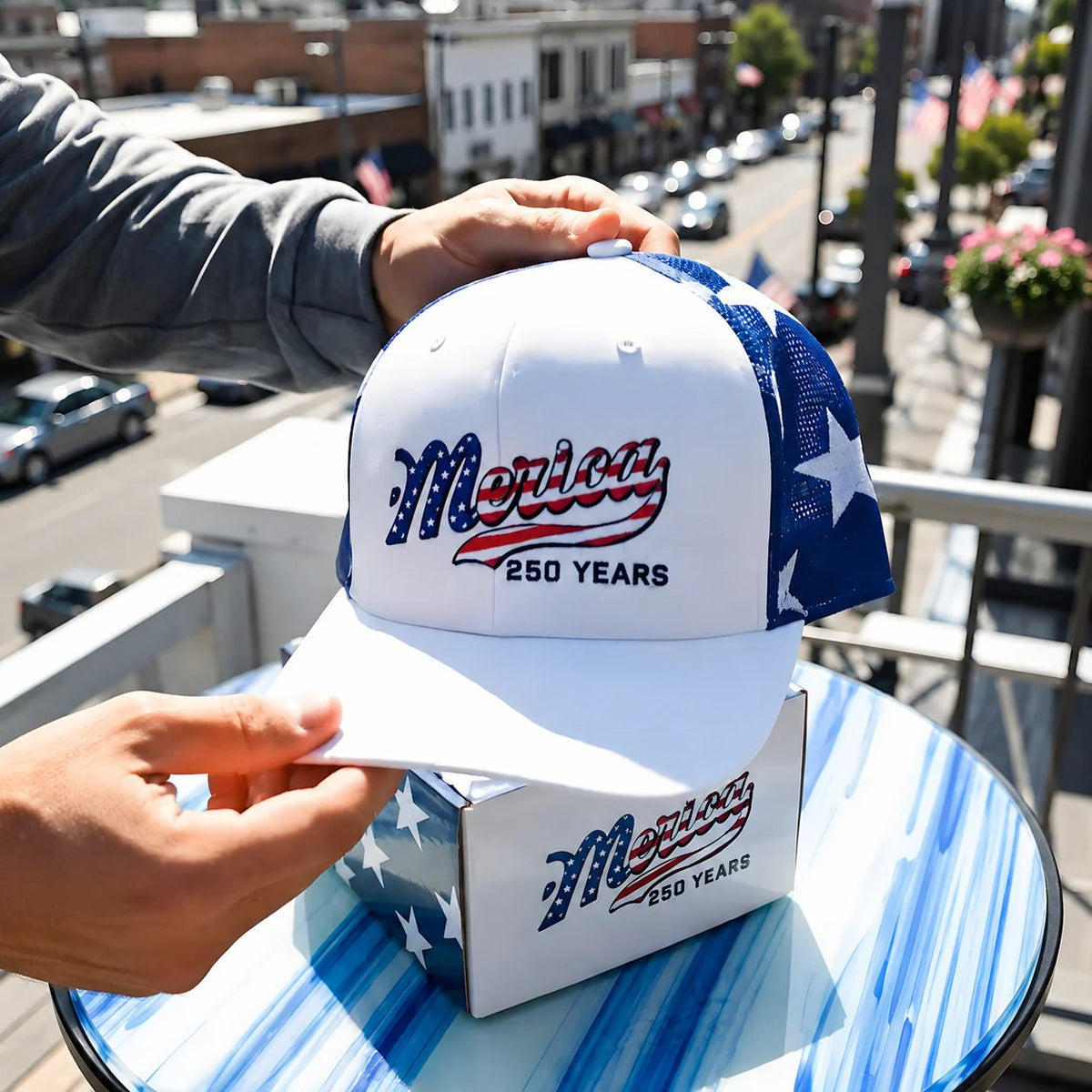 MericaForge – Merica 250 Years Embroidered Trucker Hat – image 5