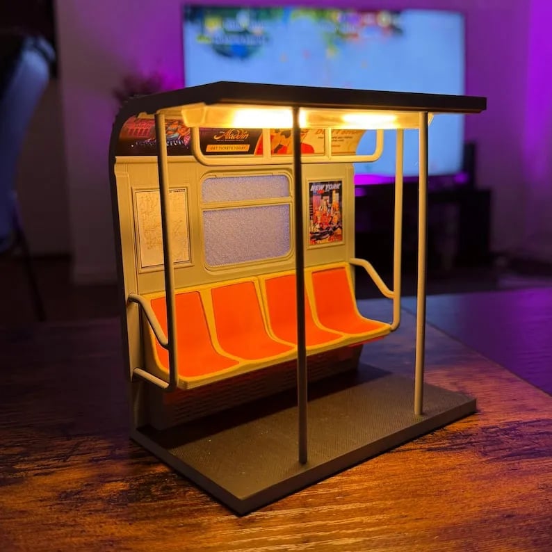 AuraTransit – NYC Subway Train Lamp – Buy 1