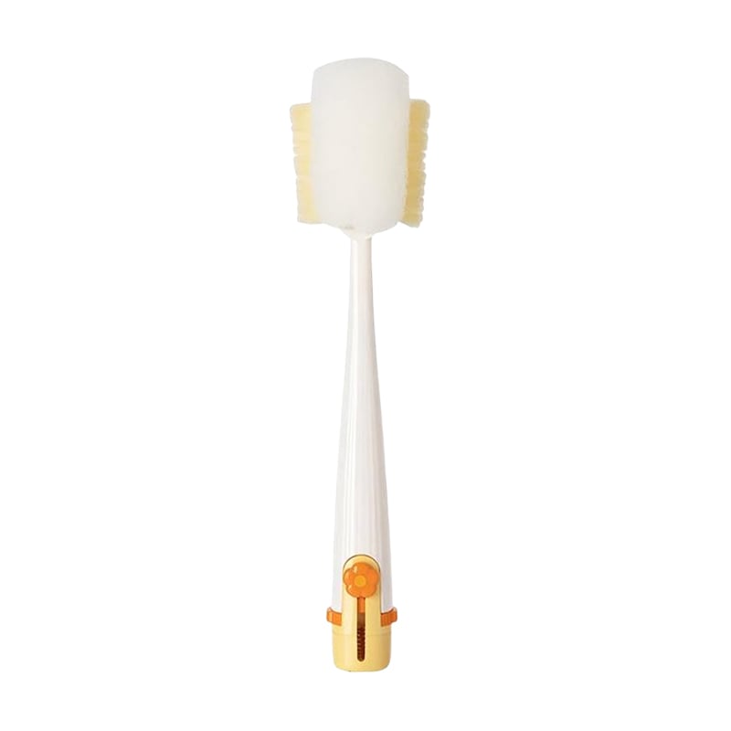 BrushPro | Versatile 5-in-1 Bottle Cleaning Brush – White
