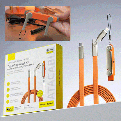 Power360 – Ultra-Fast Cable with Adjustable Phone Holder – image 2