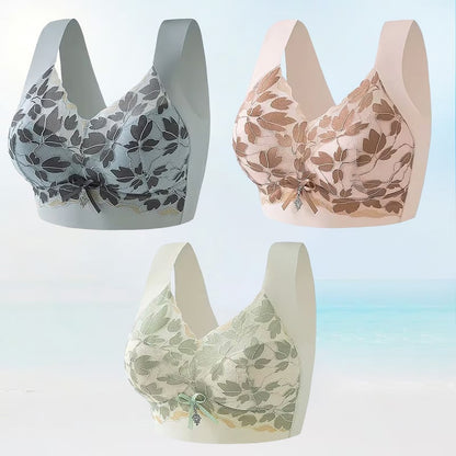 AirLush – FeatherLight Wireless Bra – Blue+Pink+Green / M
