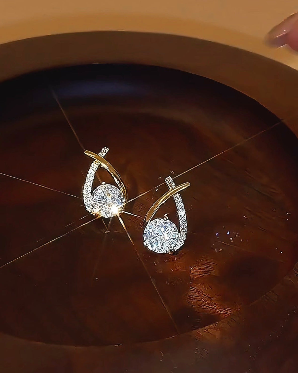 Lunelle – Elegant Crystal Earrings – image 5