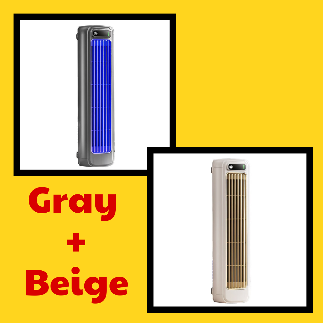 ChillMate – Portable Air Cooler – Set 2 (Gray+Beige) / Rechargeable Version