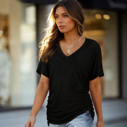 SoftLuxe – Women's Everyday V-Neck Comfort T-Shirt – image 2