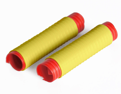 AirCushion Grip – Anti-Fatigue Bike Handles – Yellow / Brake Lever Covers (1 Pair)
