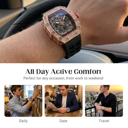 LuxeSpark – Rhinestone Embellished Watch – image 2