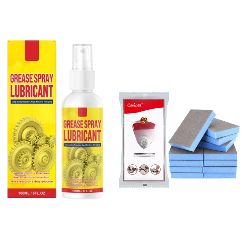 RustFix Elite – Protection & Lubricant Spray – 180ml / Buy 1 / With Emery Sponge Scrubber