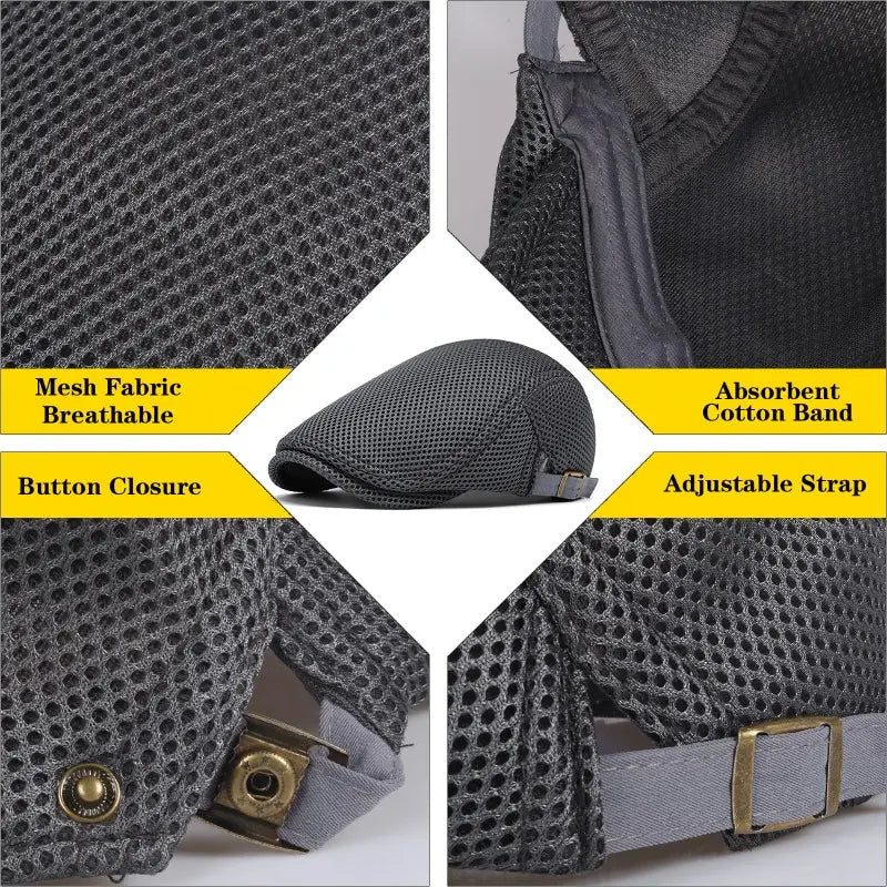 AirWeave – Breathable Mesh Flat Cap for Men – image 22