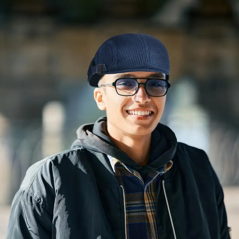 AirWeave – Breathable Mesh Flat Cap for Men – image 18