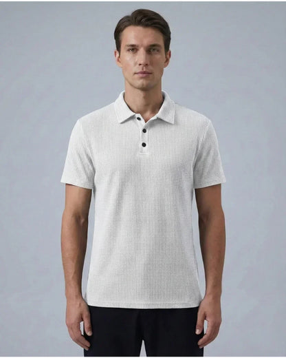 Capri™ – Premium stretch polo shirt for everyday comfort – White / S