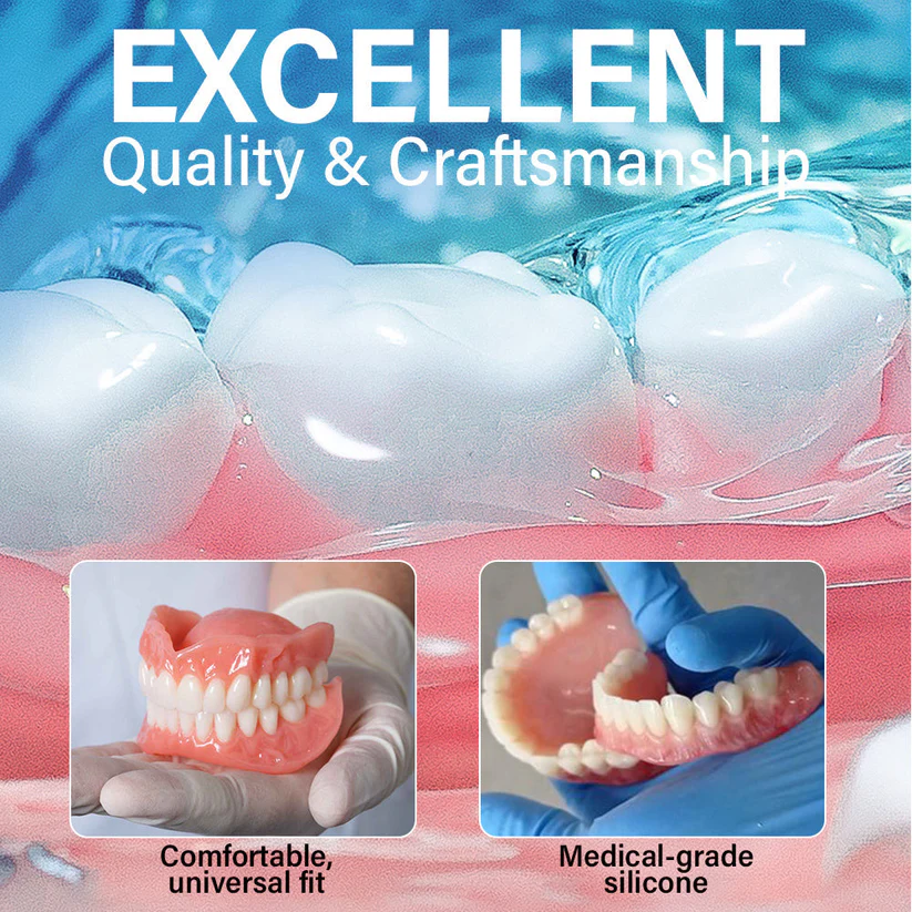 AuraSmile – Medical Grade Strong Suction Full Denture – image 5