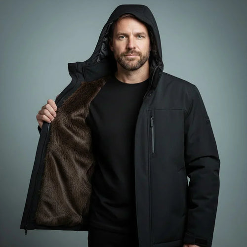 Artic™ – The Ultimate Winter Parka for Extreme Cold – Black / L