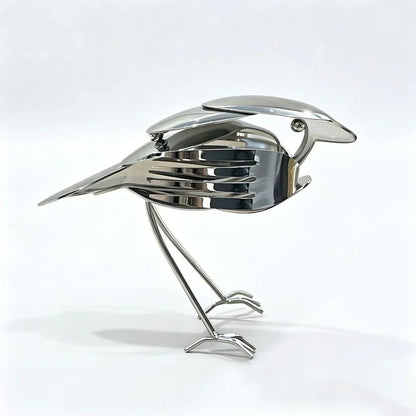 RobinForge – Handcrafted Scrap Metal Robin Sculpture – A Style 15*9*5cm / 65g
