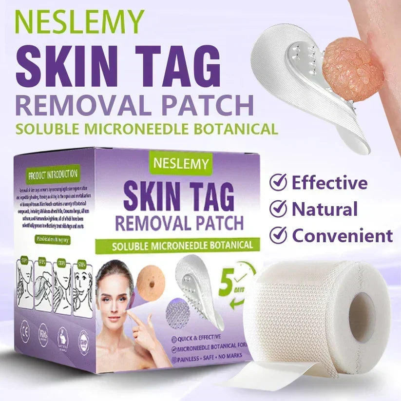 ClearDerma – Microneedle Skin Tag Removal Patch – ️ 1 Box