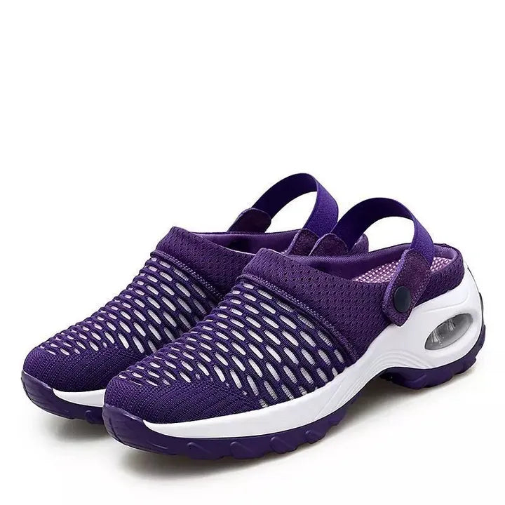VistaWalk – Pressure-Reducing Orthopedic Clogs – Purple / 5.5