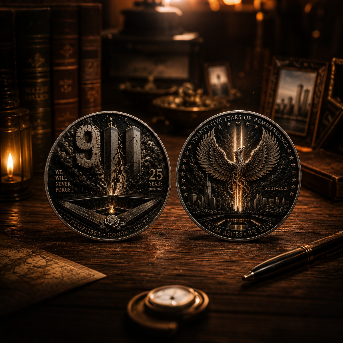 RemembranceHonor - 9/11 25th Anniversary Commemorative Coin – image 2