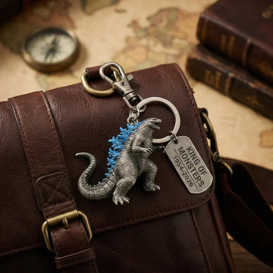 TitanLegacy – 72nd Anniversary Monster King Keychain – Godzilla