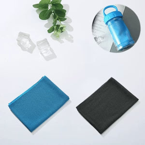 ChillWrap – Rapid Cooling Towel – Blue / Black