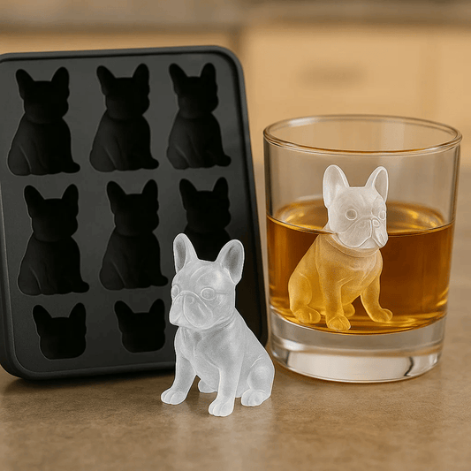 ArcticShape – Unique Ice Cube Molding Tray – French Bulldog