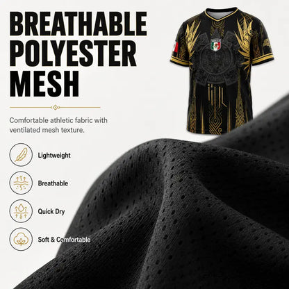 GoldStrike – Mexico Inspired Performance Fan Jersey – image 2