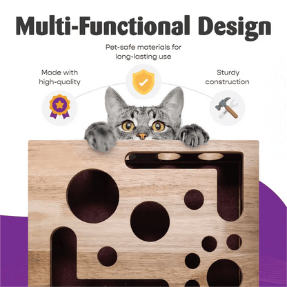 PawPuzzle – Cat Enrichment Scratch & Play Box – image 5