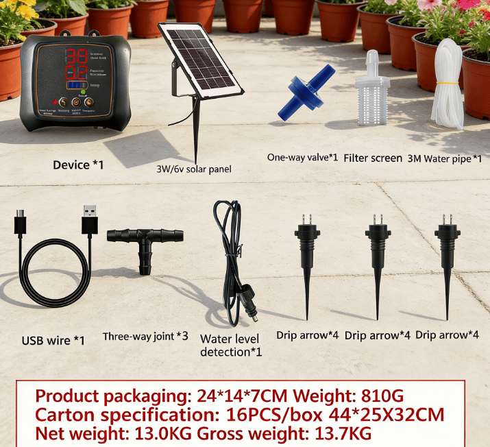 12-Plant Solar Drip Irrigation Kit – image 11