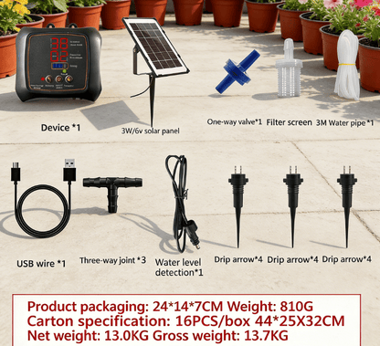 12-Plant Solar Drip Irrigation Kit – image 11