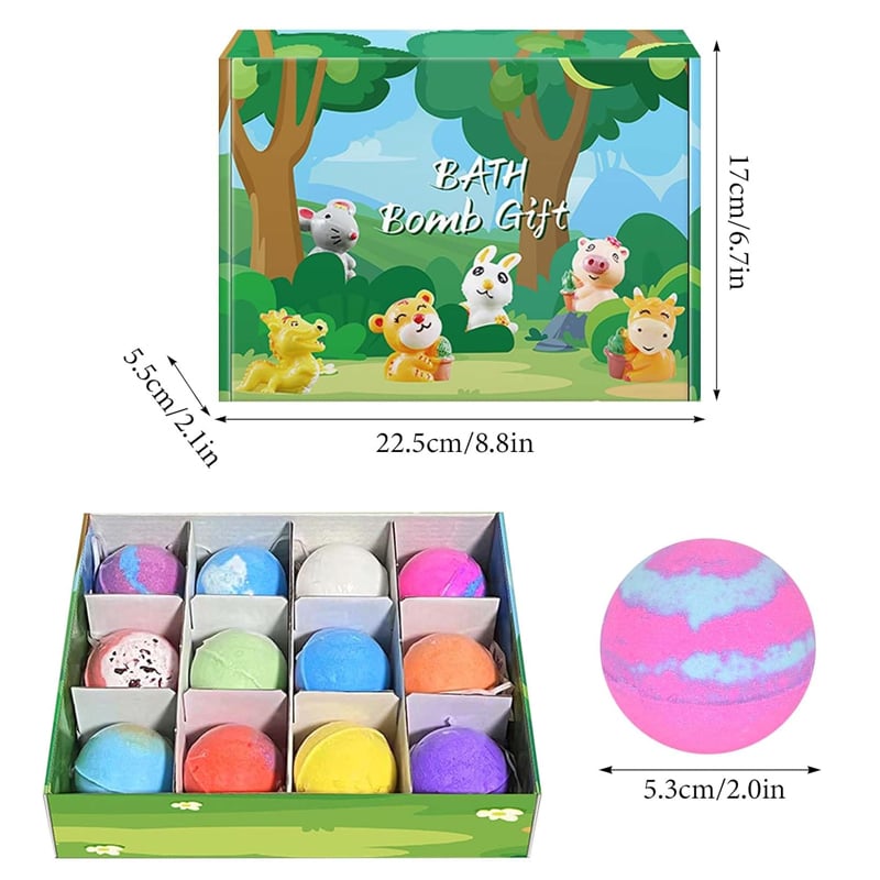 DinoGlow – Fun & Colorful Bath Bomb Eggs – Chinese Zodiac theme（12 pcs）