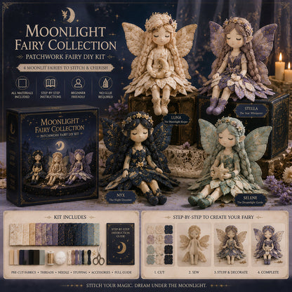 FairyStitch – Patchwork DIY Craft Collection – Moonlight Fairies / Buy 1