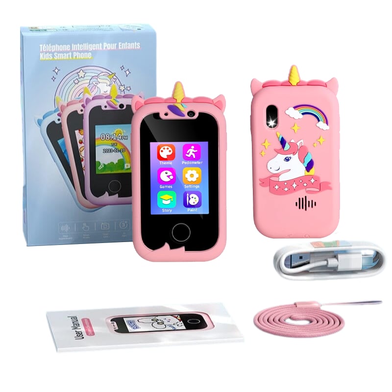 TinyTech – Interactive Kids Smartphone Toy – Unicorn - pink