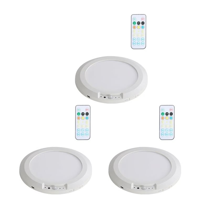 SafeStep – Automatic Indoor Sensor Ceiling Light – 3 PCS (Three-color dimming + remote control)
