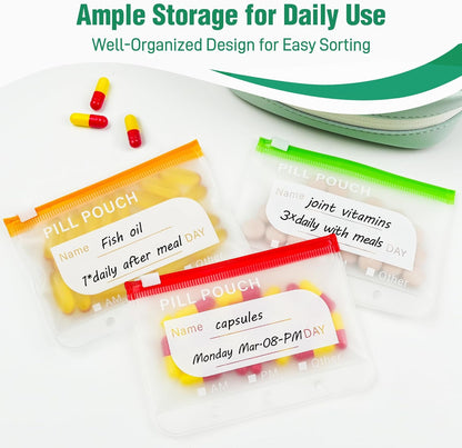 MediPack – Waterproof Pill Organizer Pouch Set – image 9