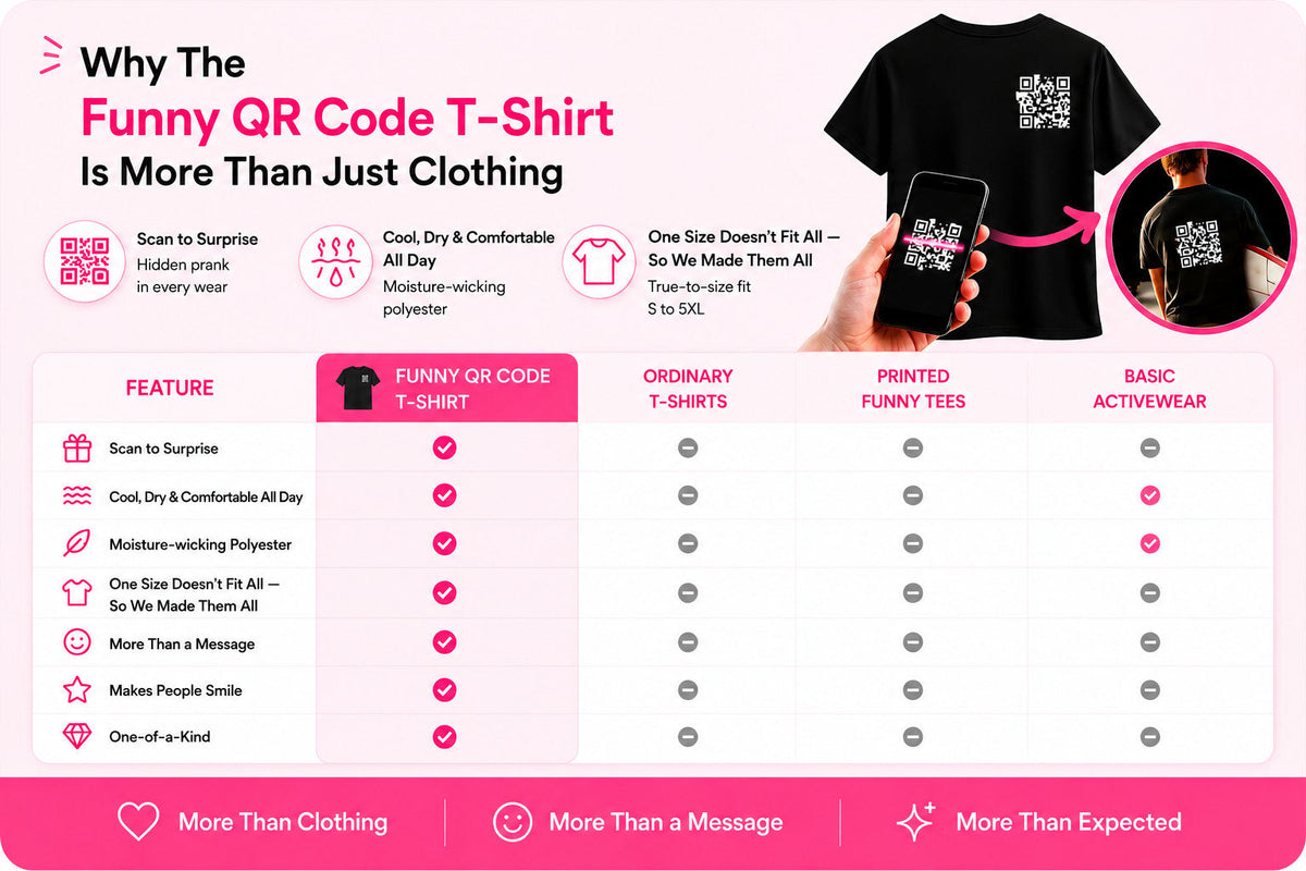 ScanMe – Funny QR Code Interactive T-Shirt – image 11