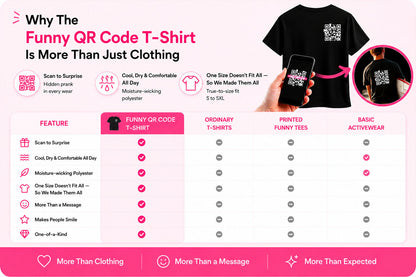 ScanMe – Funny QR Code Interactive T-Shirt – image 11