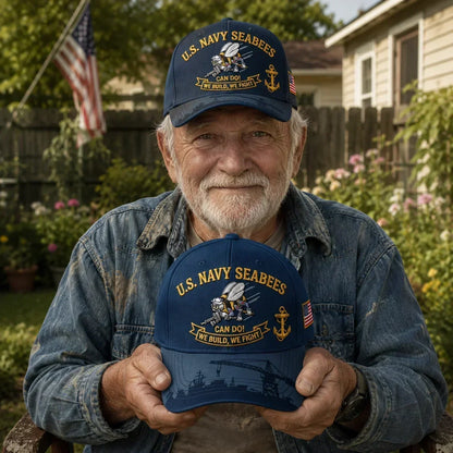 Seabee - US Navy Seabees “Can Do!” Tribute Cap – image 6