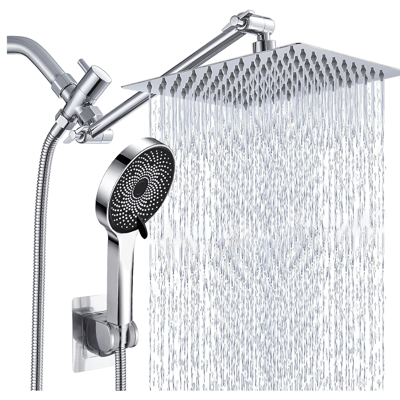 NimbusFlow - Luxury Rain & Hand Shower – Silver