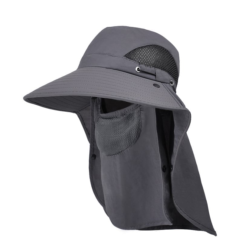 ShadeEase – Outdoor Sun Shield Hat – Dark Grey