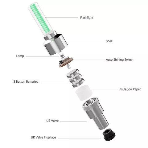 NeonSpin Lights – LED Tire Valve Glow – image 21