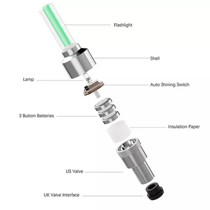 NeonSpin Lights – LED Tire Valve Glow – image 21