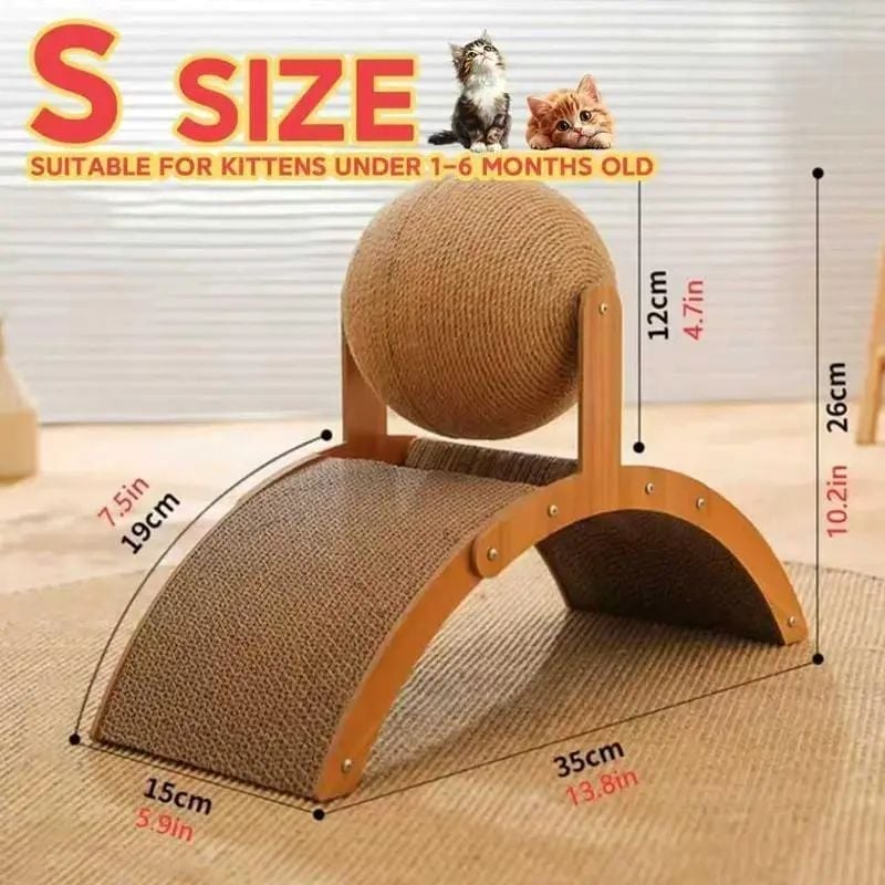ClawSphere – Cat Scratching Ball Stand Toy – image 8