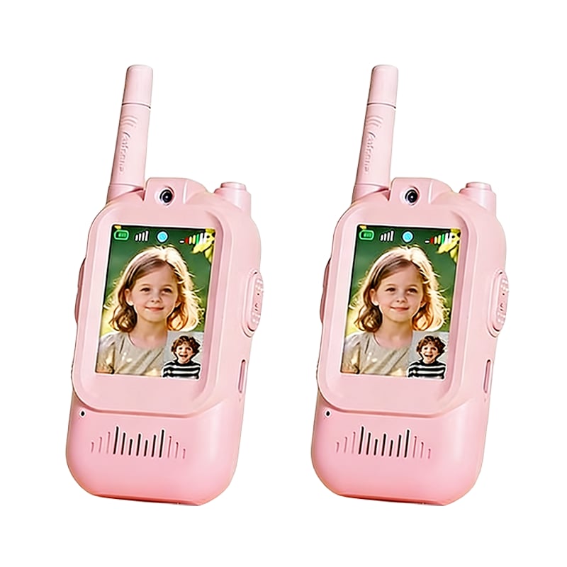 FunConnect – Kids Video Walkie Talkie – 1 Pair (Pink*2)